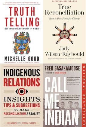 Covers of Indigenous Book Club Titles