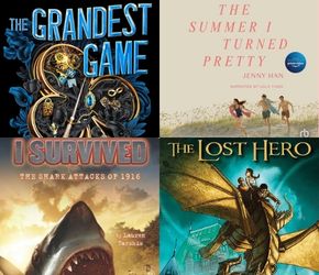 Covers of Teen and Children's audiobooks