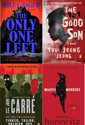 Covers of Mystery Genre Book Club Titles