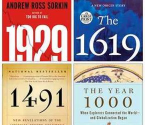 Covers of significant year history titles