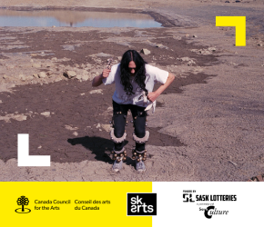 tīná gúyáńí (deer road) i am here, 2019, postcard