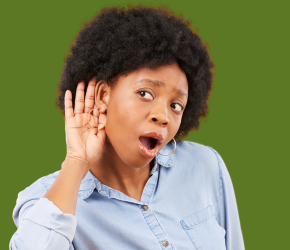 A woman stoked that she can use one of two sound studios at the library