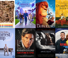 Movie posters representing some of the films playing at RPL Film Theatre this November.
