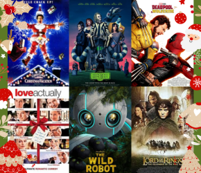 Movie posters representing some of the films playing at RPL Film Theatre this December.
