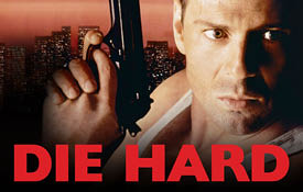 Movie poster from the film Die Hard.