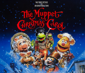 Movie poster from the Muppet Christmas Carol
