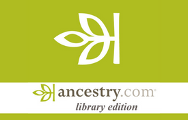 Ancestry.com library edition logo.