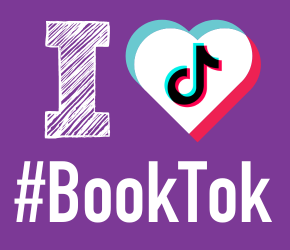 Text reads, I love BookTok.