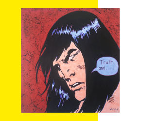 Truth and...,Kevin McKenzie, Acrylic on Canvas